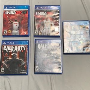 5 games all in good condition